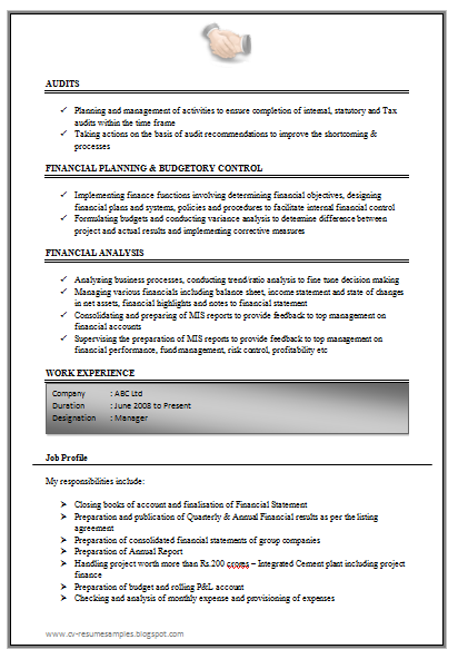 resume format for experienced free download resume format for experienced free download